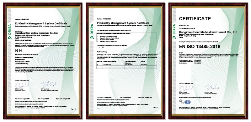 CE ISO MDR laparoscopic trocar manufacturer BOER Medical